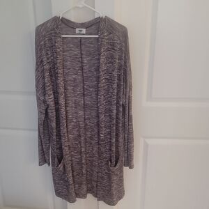 Old Navy Women's Heathered Maroon Cardigan